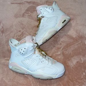 Jordan 6 Gold Hoops